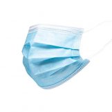 100 Stücke Weich Disposable Mundschutz Maske 3-Lagig Masken Staubdicht Einwegesschutzmasken Atemmasken mit Ohrringe, Blau - 1