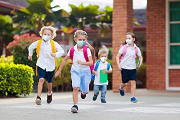 50 Chirurgische Masken für Kinder-3-lagige Einwegmasken-CE-gekennzeichnet-Typ II- Norm EN14683:2019 -3 Windeln - Polypropylen - Medizinisches Gerät- kinderschutzmaske- Mundschutz- Mädchen - Junge - 4