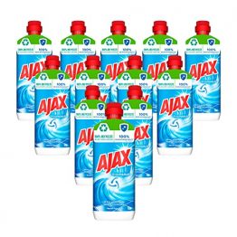 Ajax Allzweckreiniger Frischeduft 12 x 1L, Multi-Oberflächen-Reiniger 12er Pack(12 x 1000 ml) - 1