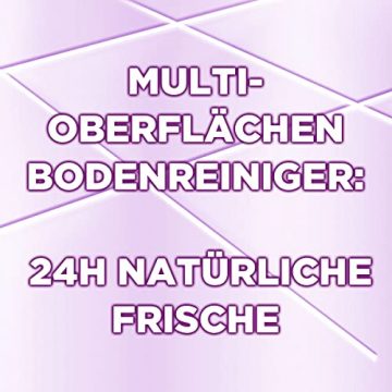 Ajax Allzweckrieniger Lavendel & Magnolie, Fête des Fleurs, Multi-Oberflächen-Reiniger 12er Pack(12 x 1 l) - 5