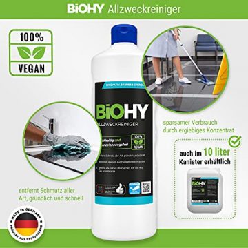 BiOHY Allzweckreiniger Konzentrat (10l Kanister) | Schonender Profi - Universalreiniger für Haushalt und Auto | vollständig biologisch abbaubar - 3