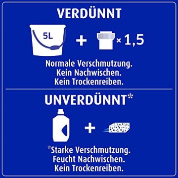 Der General Universal Bergfrühling, Allzweckreiniger, 1 x 750 ml, Universalreiniger für hygienische Sauberkeit - 4