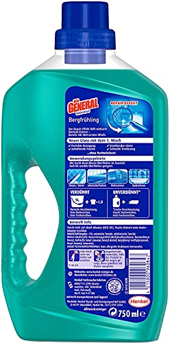 Der General Universal Bergfrühling, Allzweckreiniger, 4 x 750 ml, Universalreiniger für hygienische Sauberkeit - 3