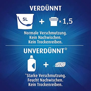 Der General Universal Bergfrühling, Allzweckreiniger, 4 x 750 ml, Universalreiniger für hygienische Sauberkeit - 5