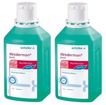 Desderman pure Händedesinfektion 2 x 500 ml - 1