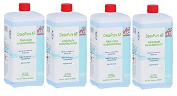 DesoPure AF alkoholische Hände Desinfektion 4 x 1000ml Handdesinfektion Händedesinfektion - 1