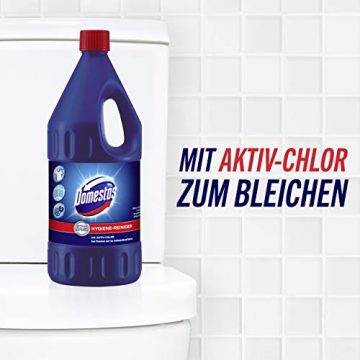 Domestos Hygiene-Reiniger (für das gesamte Haus mit Aktiv-Chlor effiziente Schimmelbeseitigung) ( 6 x 2000 ml) - 5