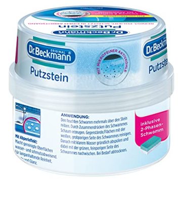 Dr. Beckmann Putzstein, Universalreiniger mit Aktivkohle, Allzweckreiniger inkl. 2-Phasen-Putzstein (400 g) - 5