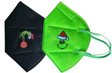 ESLH Winter Edition: 10 Bunte FFP2 Masken mit Wintermotiven Geschenkbox Geschenke für Frauen Männer Mama Freundin Adventskalender 2021 Silvester - 4