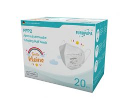 EUROPAPA 20x Mini FFP2 Maske Model S in Kleiner Größe Mundschutz Masken Atemschutzmasken 5-lagig hygienisch einzelverpackt - 1