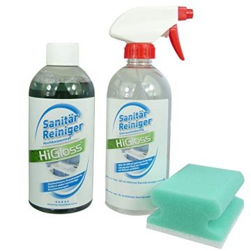 HiGloss Sanitärreiniger Hochkonzentrat 500ml mit Leerflasche - 1