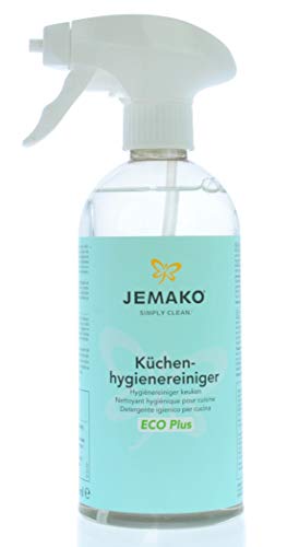 Jemako Küchen-Set | Kraftreiniger ECO Plus 500 ml | Küchen-Reiniger ECO Plus 500 ml | inkl. Sinland Microfasertuch & 2 x Schaumpumpe - 3