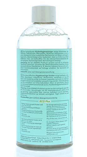 Jemako Küchen-Set | Kraftreiniger ECO Plus 500 ml | Küchen-Reiniger ECO Plus 500 ml | inkl. Sinland Microfasertuch & 2 x Schaumpumpe - 5