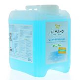 Jemako Sanitärreiniger (Blue Sea) ECO Plus 2l Kanister | für strahlende Sauberkeit im kompletten Sanitärbereich | inkl. Sinland Microfasertuch - 1