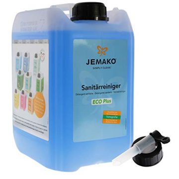 Jemako Sanitärreiniger ECO Plus, 5 Liter Kanister inkl. Auslaufhahn - 1