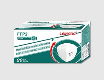 LEIKANG FFP2 Atemschutzmaske Mund- und Nasenschutz 1Box=20Stück - 3