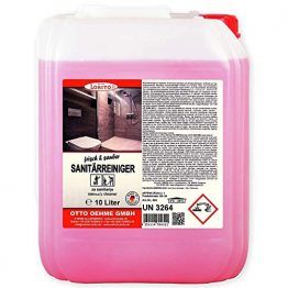 Lorito frisch & sauber Sanitärreiniger, Badreiniger für Keramik, Glas und Kunststoff, 10 Liter - 1