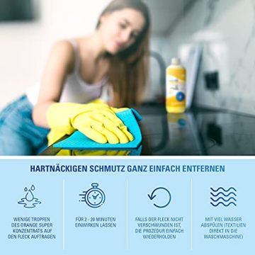 Maxxi Clean Orangenreiniger Konzentrat Reinigungsmittel 500 ml - Universalreiniger als Glasreiniger, WC Reiniger, Badreiniger und Küchenreiniger für Haushalt und Industrie - extra stark - 3