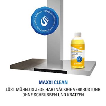 Maxxi Clean Orangenreiniger Konzentrat Reinigungsmittel 500 ml - Universalreiniger als Glasreiniger, WC Reiniger, Badreiniger und Küchenreiniger für Haushalt und Industrie - extra stark - 4