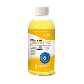 Maxxi Clean Orangenreiniger Konzentrat Reinigungsmittel 500 ml - Universalreiniger als Glasreiniger, WC Reiniger, Badreiniger und Küchenreiniger für Haushalt und Industrie - extra stark - 1