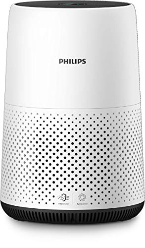 Philips AC0820/10 Luftreiniger entfernt bis zu 99,9% der Pollen, Staub, Viren und Aerosole* aus der Luft, für Allergiker, bis zu 49qm, CADR 190m³/h, weiß - 1