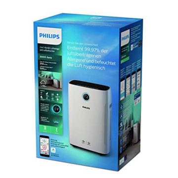 Philips AC279/10 2-in-1 Luftreiniger und-befeuchter Series 2000i (App-Anbindung, bis zu 60 m²), weiß - 6