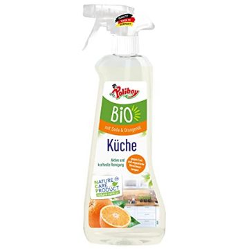 Poliboy - Bio Küchenreiniger - Aktive und kraftvolle Reinigung mit Seifenschaum für die ganze Küche - Vegan - Sprühflasche - 500 ml - Made in Germany - 1