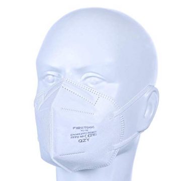 QZY - FFP2 Maske Schachtel à 20 Stück Masken Mit Gummiband und anpassbarem Nasenbüge 5 Filtrationsschichten, FFP2 Masken Mundschutz, Atemschutzmaske - 7