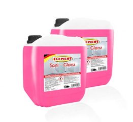 Sanitärreiniger 2 x 5 Liter Sani-Glanz Fliesenreiniger Konzentrat Entkalker Badreiniger WC Reiniger Kalk Reiniger - 1