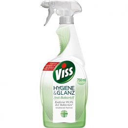 Viss Hygiene & Glanz Reinigungsmittel Anti-Bakteriell Allzweckreiniger entfernt 99,9% der Bakterien und spezielle Viren 750 ml 1 Stück - 1