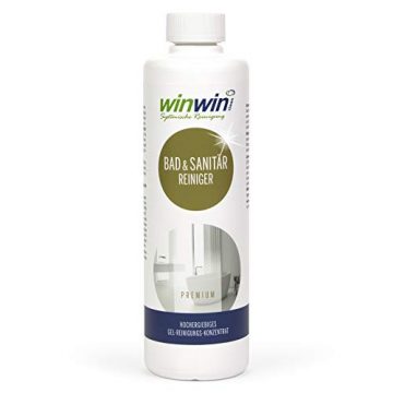 winwin clean Systemische Reinigung - Bad- und Sanitärreiniger 500ml INKL. Bad Juwel 40x40 I SETPREIS - 2