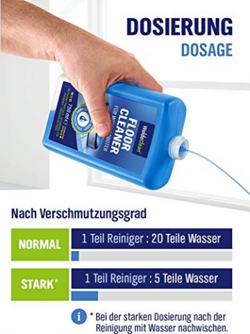 Wischroboter Reinigungsmittel Bodenreiniger - 750ml streifenfreie Reinigung für alle Hartböden - 3